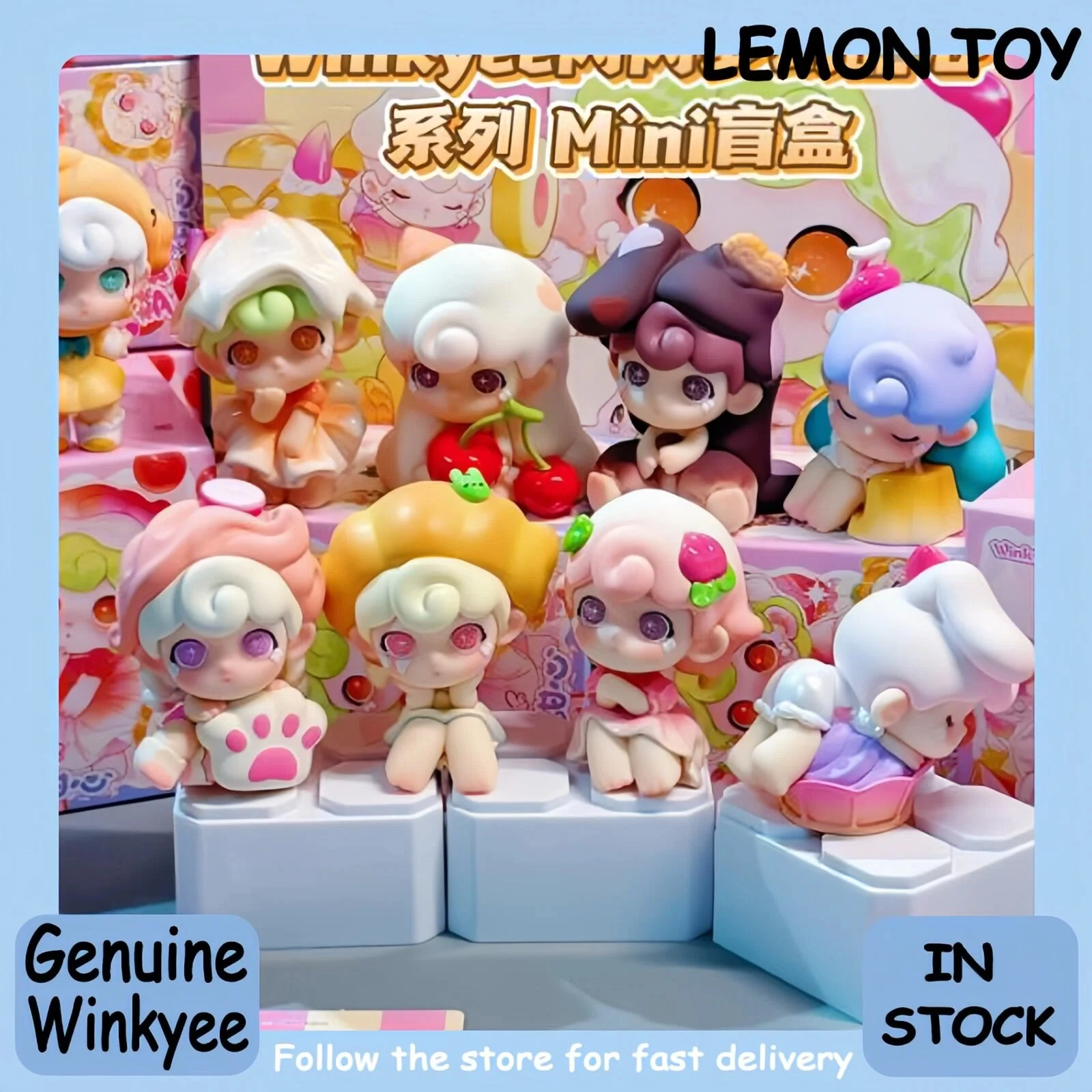 

Genuine Winkyee Dream Sweet Series Blind Box Cute Trendy Play Figurine Collectible Art Toy Desktop Ornament Birthday Gift