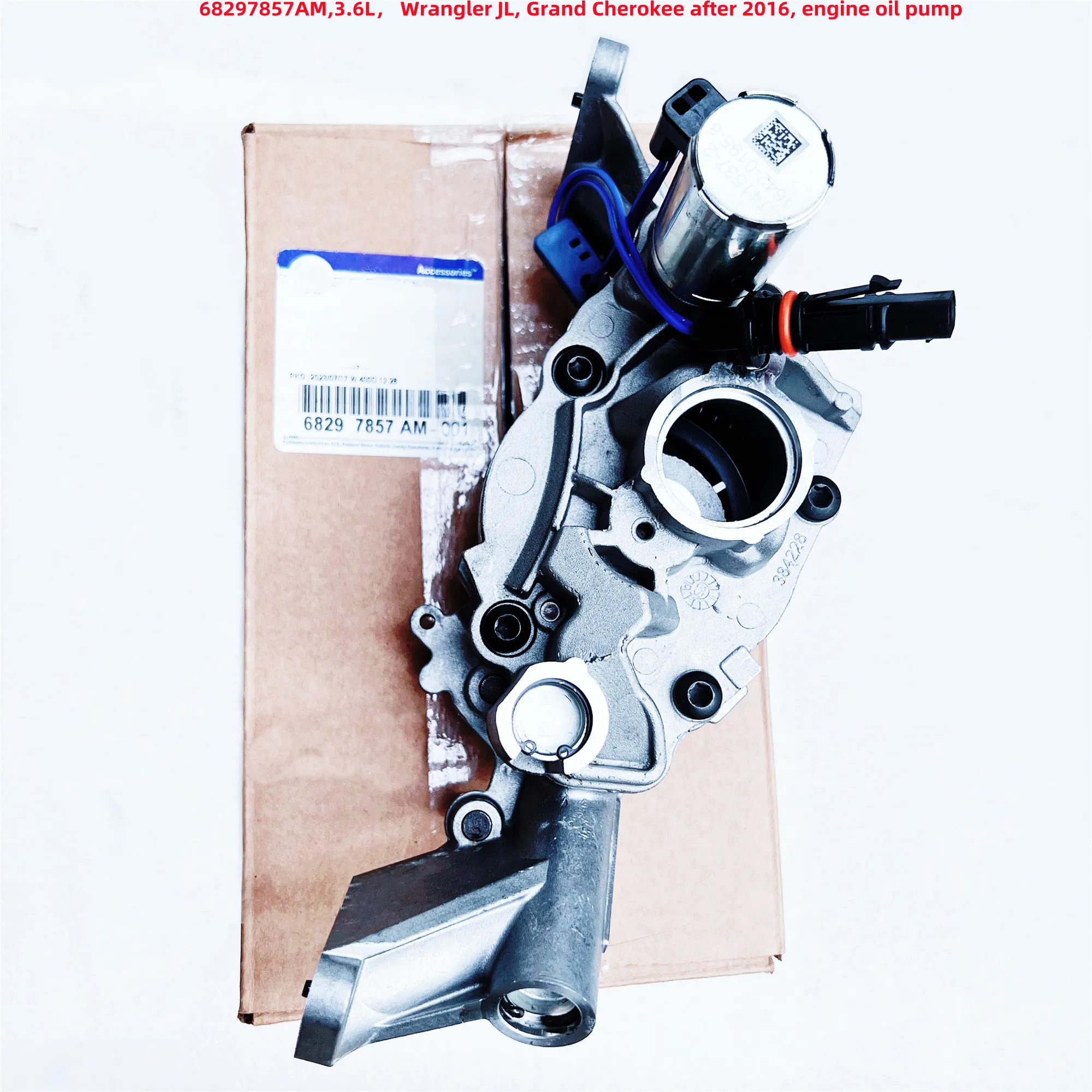 WAP02 Original Engine Oil pumps，68297857AK, 68297857AM,68297857AD, For:3.6L,Wrangler JL,Gladiator JT,Grand Cherokee,WL,2016-2025