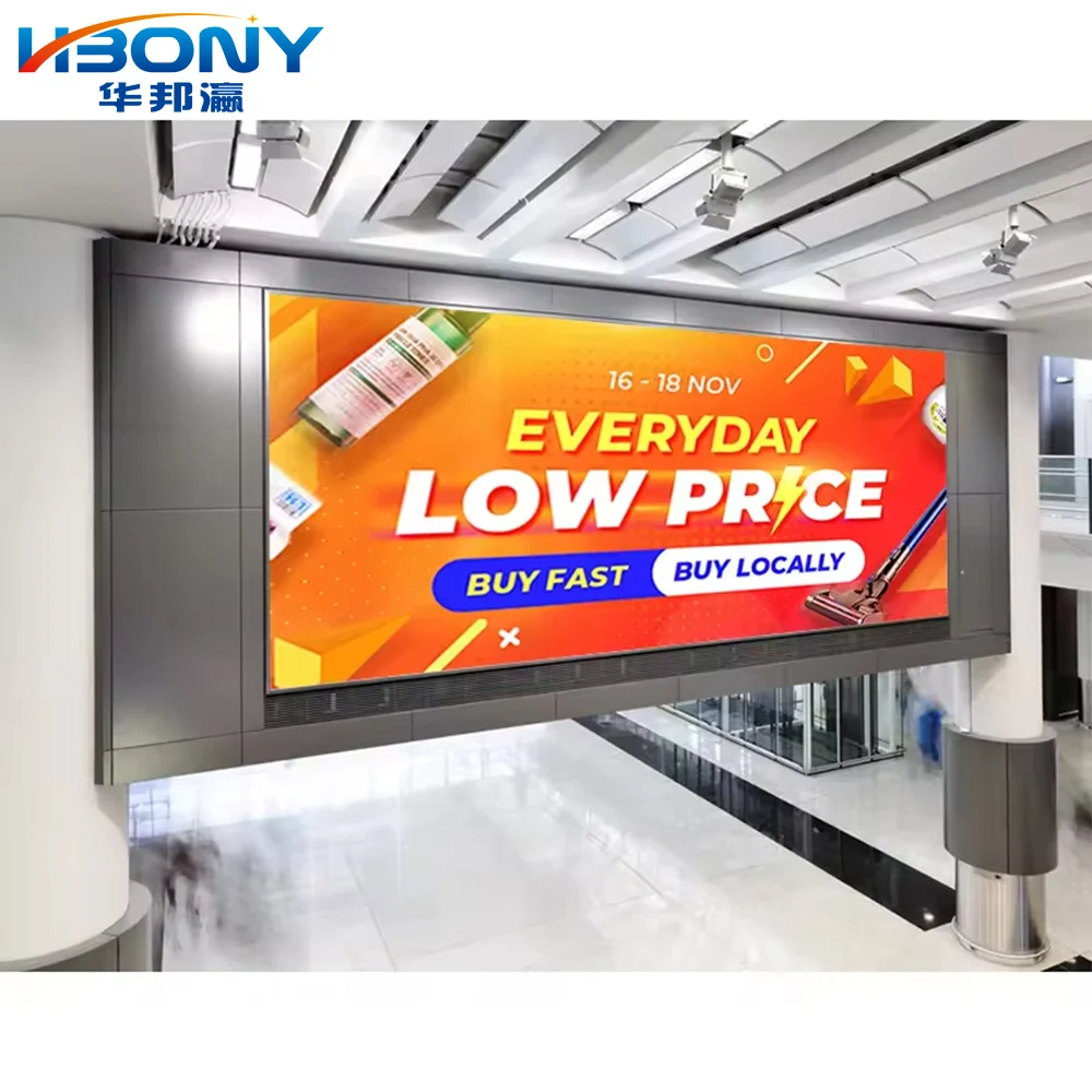 

Indoor/Outdoor Digital Signage Display Commercial Advertising LED Screen for Stores Airports Stadiums Shopping Malls