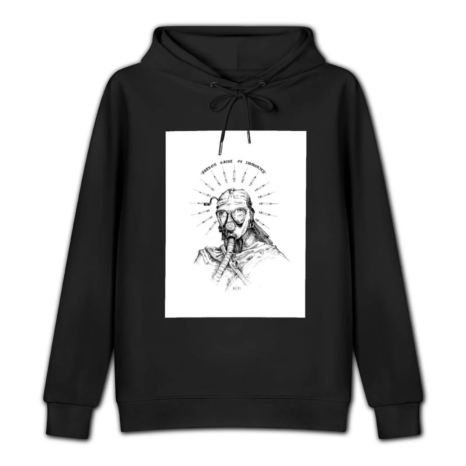 Patron Saint of Immunity Pullover Hoodie men's coat korean style clothes new in hoodies & sweatshirts