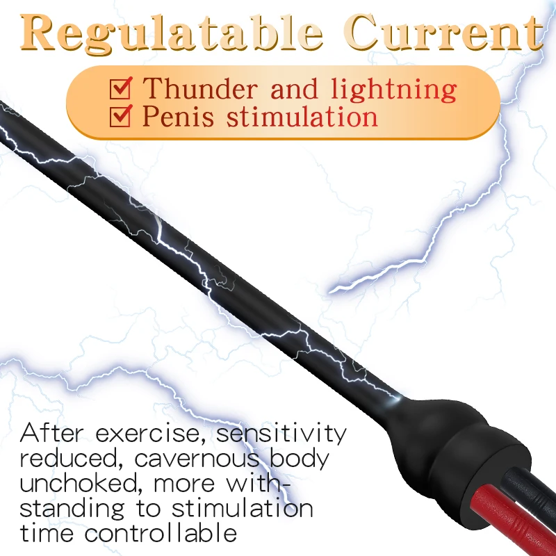 اضافية طويلة صدمة كهربائية الحصان العين قضيب سيليكون مجرى البول التوصيل مجرى البول موسع الذكور تحفيز الكبار المثيرة المنتجات الجنس لعب #2