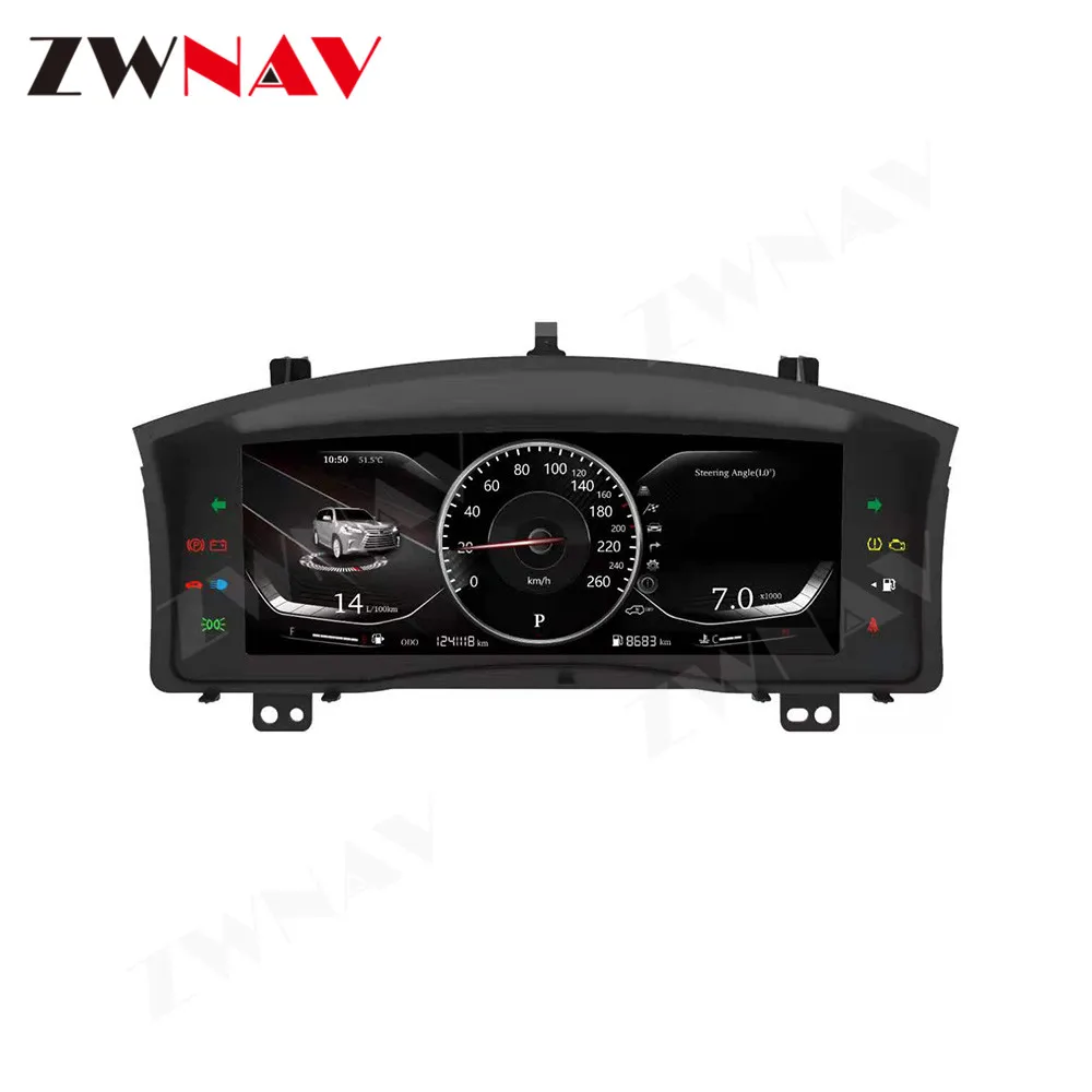 

Digital Cluster Virtual Cockpit For Lexus LX570 2007-2015 Car Dashboard Speed Meter Screen GPS Multimedia Player Headunit ST