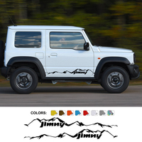 Car Door Side Stickers For Suzuki Jimny JB73 JB74 Graphics Mountain Styling Tuning Auto Accessories Vinyl Film Decor Decals