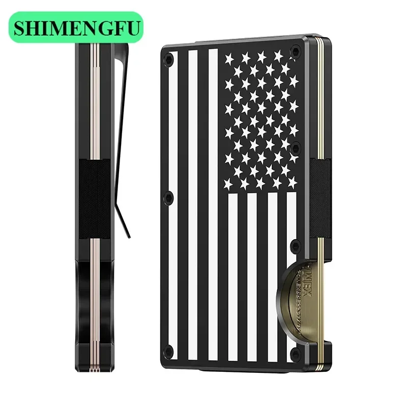 Luxury Minimalist Slim RFID Blocking Wallet for Men Cashback Credit Card Holder - Carteira Cartera Tarjetero Hombre