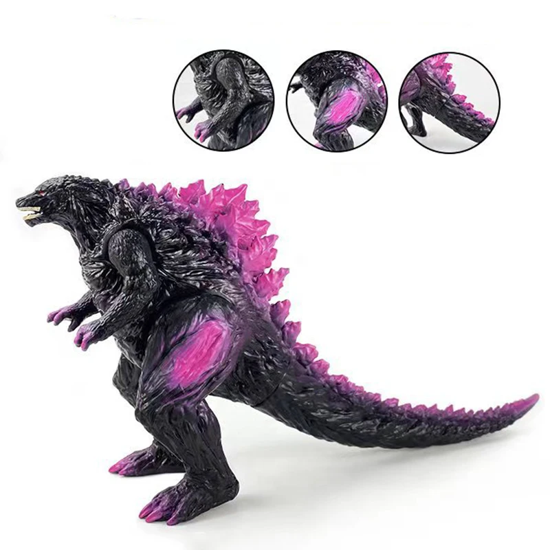 Planet Godzilla Action Figures 3 colori Anime Figure Model Godzilla 16cm Soft Glue Monster Doll Statue Ornaments giocattoli per bambini