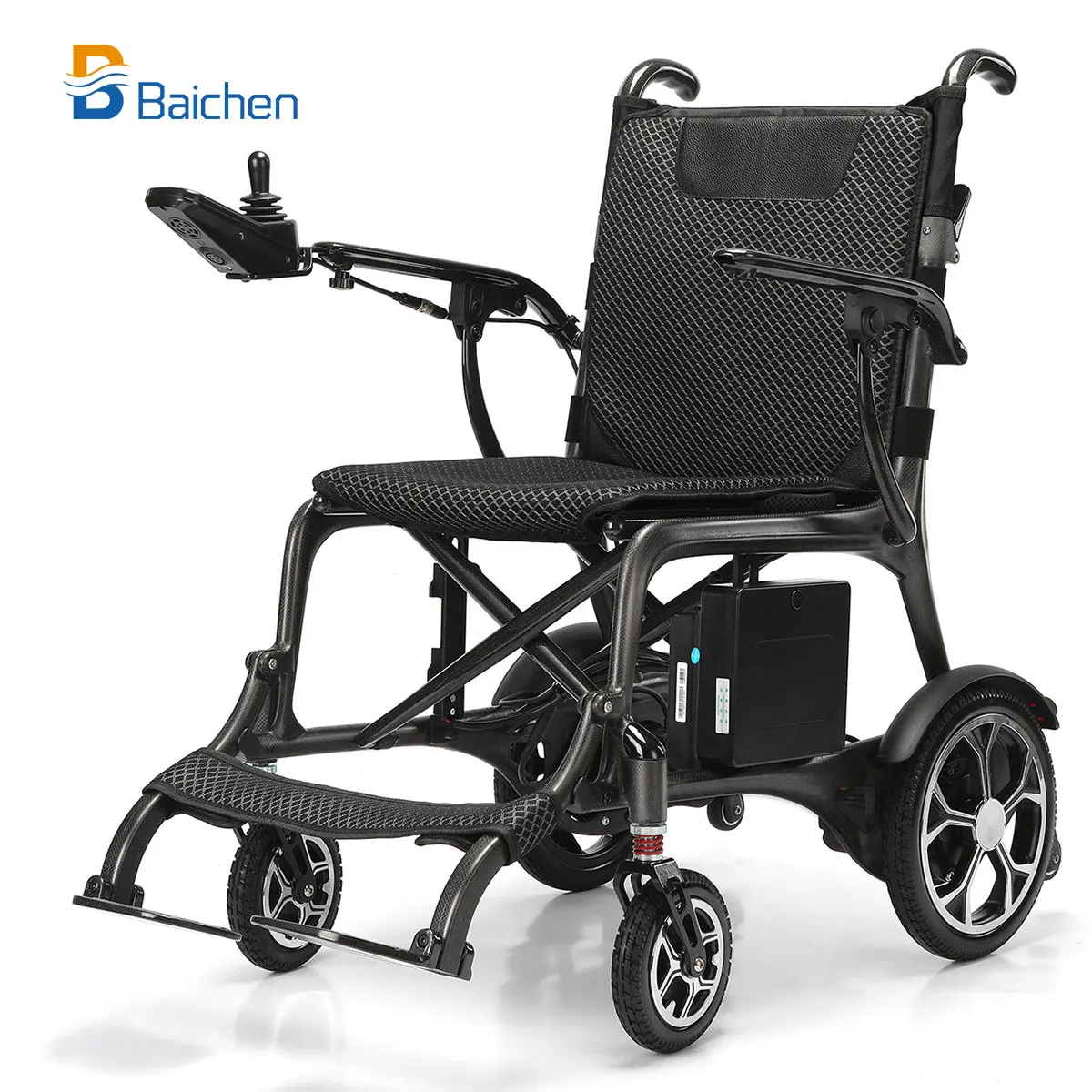 Luxury Rigid Ultra-Light Carbon Fiber Folding Portable Lightweight Electric Wheelchair for Enhanced Mobility