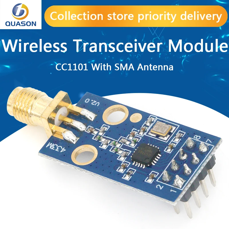 CC1101 Wireless Module With SMA Antenna Wireless Transceiver Module For Arduino 433MHZ enhance the signal