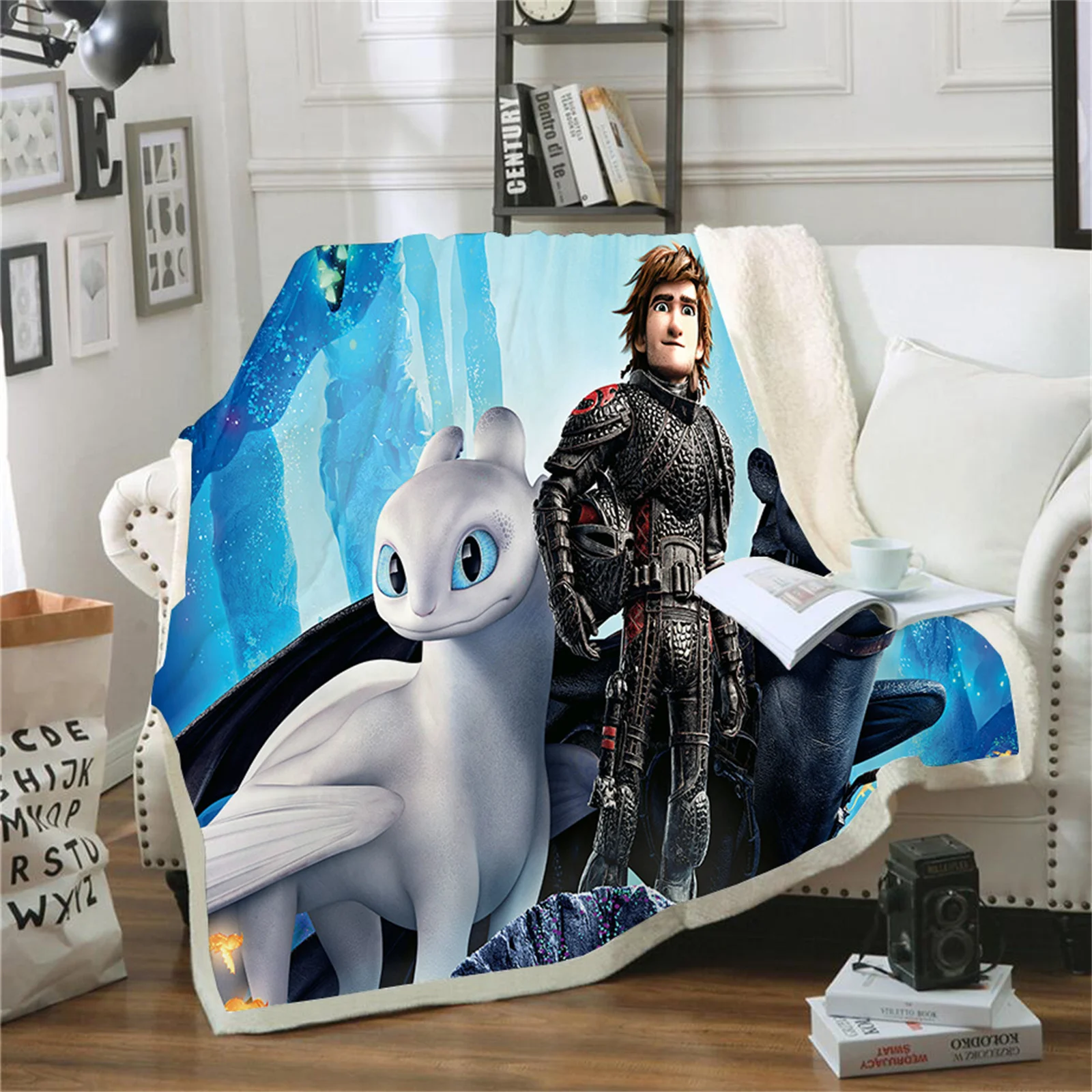 Blankets How to Train Your Dragon King Size Luxury For Winter And Baby Custom Made Children Grade A Printed