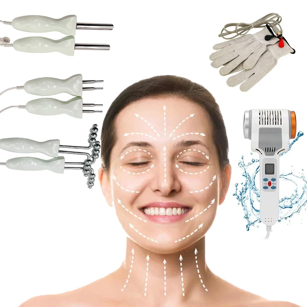 Au-8402 Microcurrent Massage Gloves Face Lifting Anti-wrinkle BIO Micro Current Anti-aging Skin Rejuvenation Machine