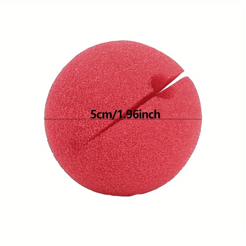 10PCS Clown Nose cos Stage Decoration Red Sponge Ball Cheerleader Cheering Performance Props Atmosphere Stage Supplies