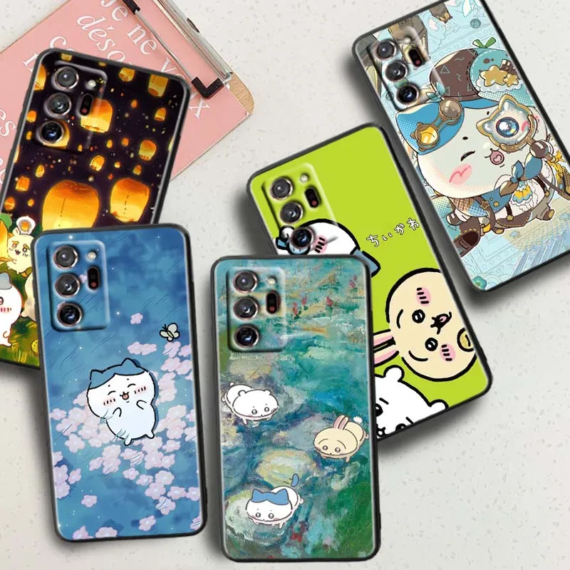 

Usagi Chiikawa Hachiware For Samsung A42 A41 A35 A34 A33 A32 A25 A24 A23 A21s A04 A03 Note 20 Ultra 5G Black Phone Case