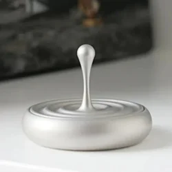 Rotating Gyro Spinning Top Magnetic Metal Water Drop Fingertip Hand Spinner Desk Fidget Toys for Adults Kids Antistress Funny