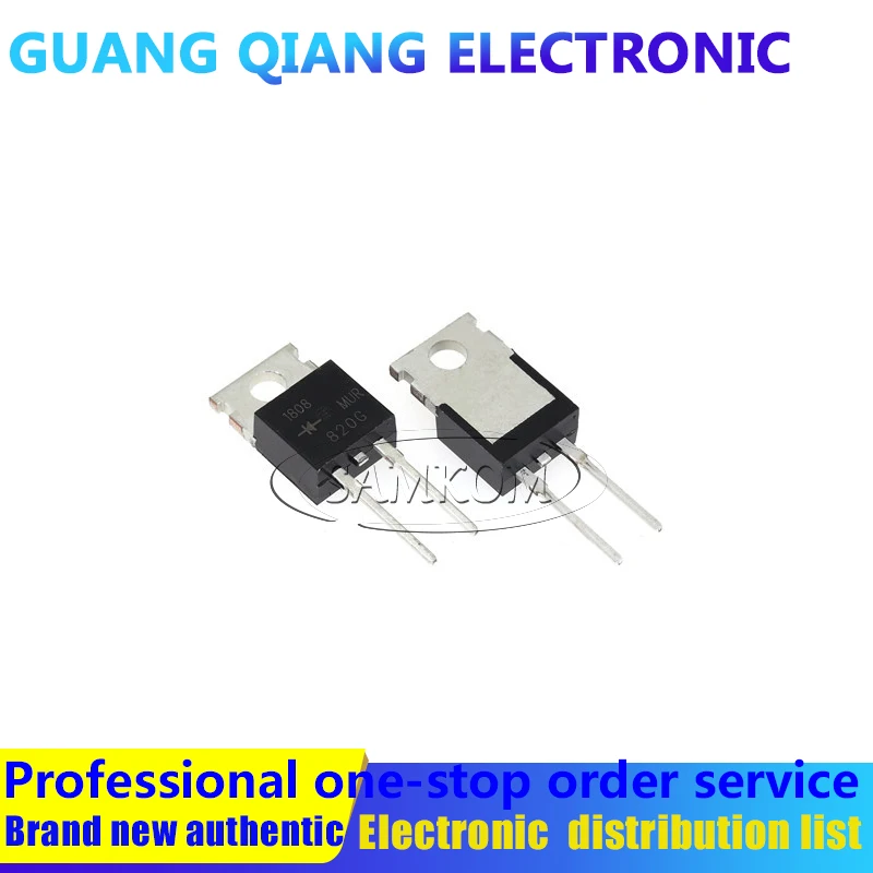 1Pcs MUR820G Diode Gen Purp 200V 8A TO220AC