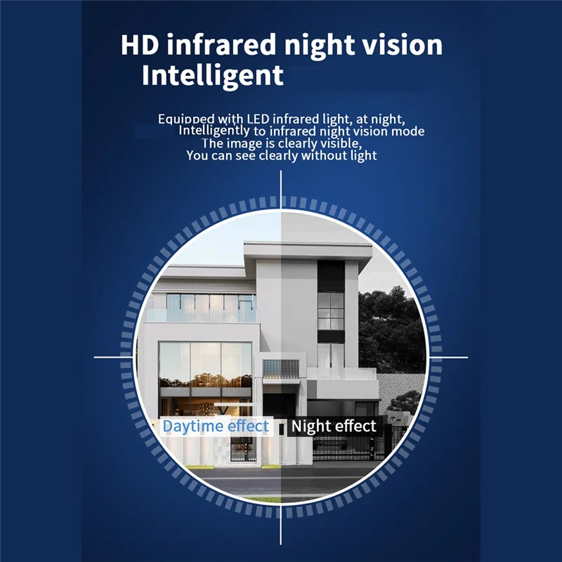 HFES timbre inteligente Tuya WIFI cámara alarma de seguridad HD visión nocturna Video intercomunicador impermeable Monitor de timbre inalámbrico