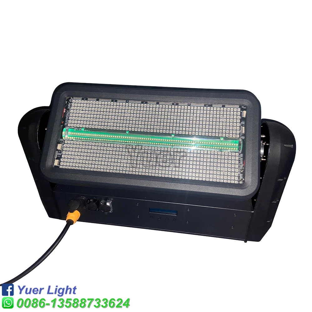 NEW 864*0.5W RGB 3 in 1 LEDs Strobe Stage Effect Light Wireless DMX Wash Flood for Disco Stage DJ Moving Head Ip65 Waterproof