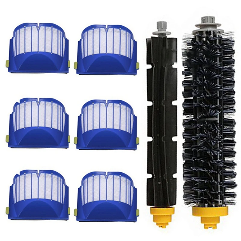 Kit de piezas de repuesto para Irobot Roomba, filtros de cepillos principales para aspiradora serie 600, 610, 620, 625, 630, 650, 660
