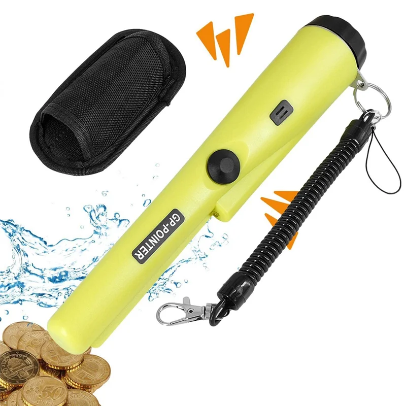 Waterproof Portable Locating Detector Treasure Hunting Tool Accessories 360 Degree