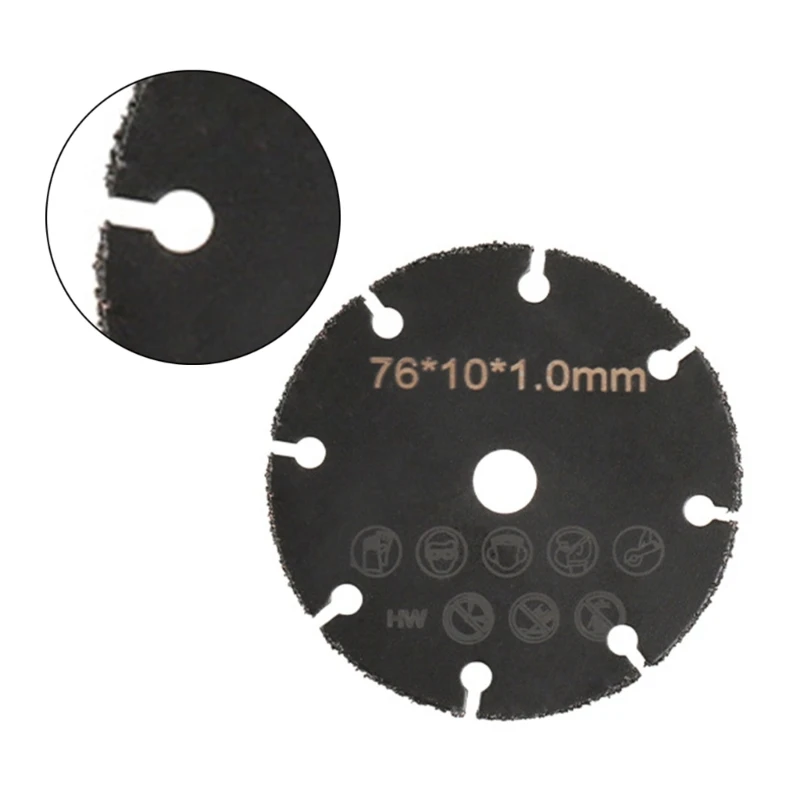 1185 Efficient 3inch Cutting Wheel Angle Grinder Cutting Disc Polishing Wheel Low Thermal Influence for Metal Cutting