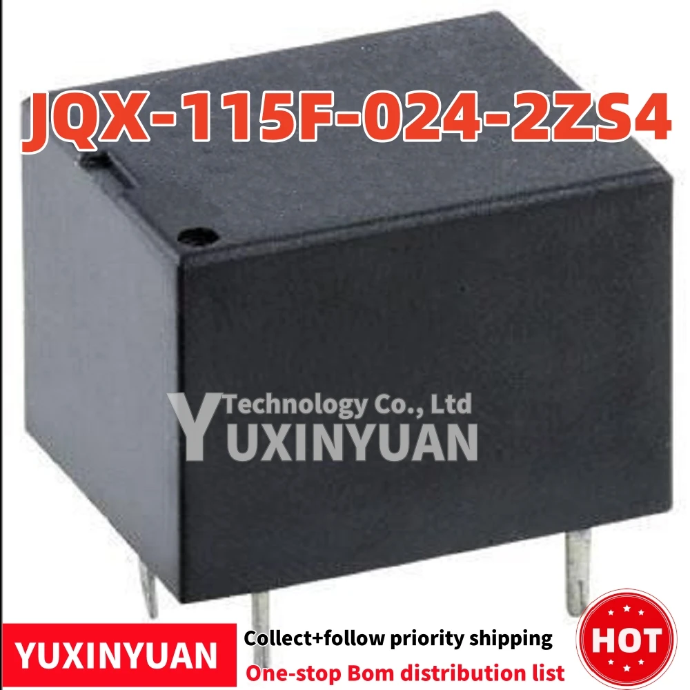 JQX-115F-024-2ZS4   DIP  8A250VAC 10pcs/lot YUXINYUAN