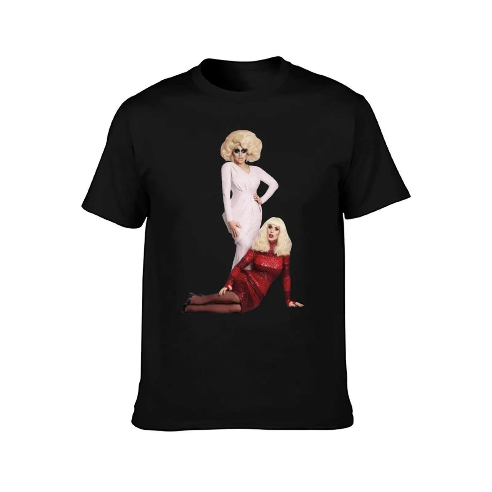 Trixie and Katya Book Photoshoot UNHhhh T-Shirt Plus Size Quick Dry Sports Tee T-Shirt
