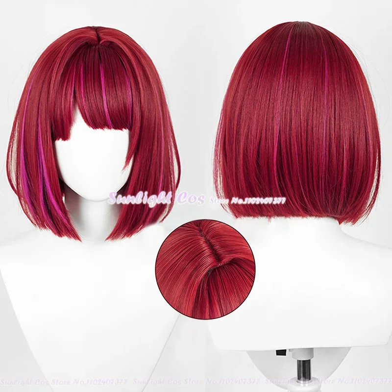 Anime Cosplay Hoshino Ai Ruby Hoshino Rubii Hoshino Akuamarin Arima Kana Kurokawa Akane Memu Cho Mem Aqua Cosplay Wigs + Wig Cap