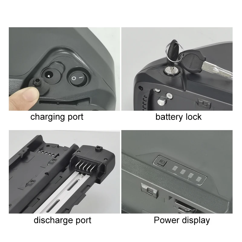 Polly Ebike Battery 48v 24.5Ah 21ah 19.2ah with Samsung Lithium Cell 52V Downtube Electric Bicycle Batteries for 1000W