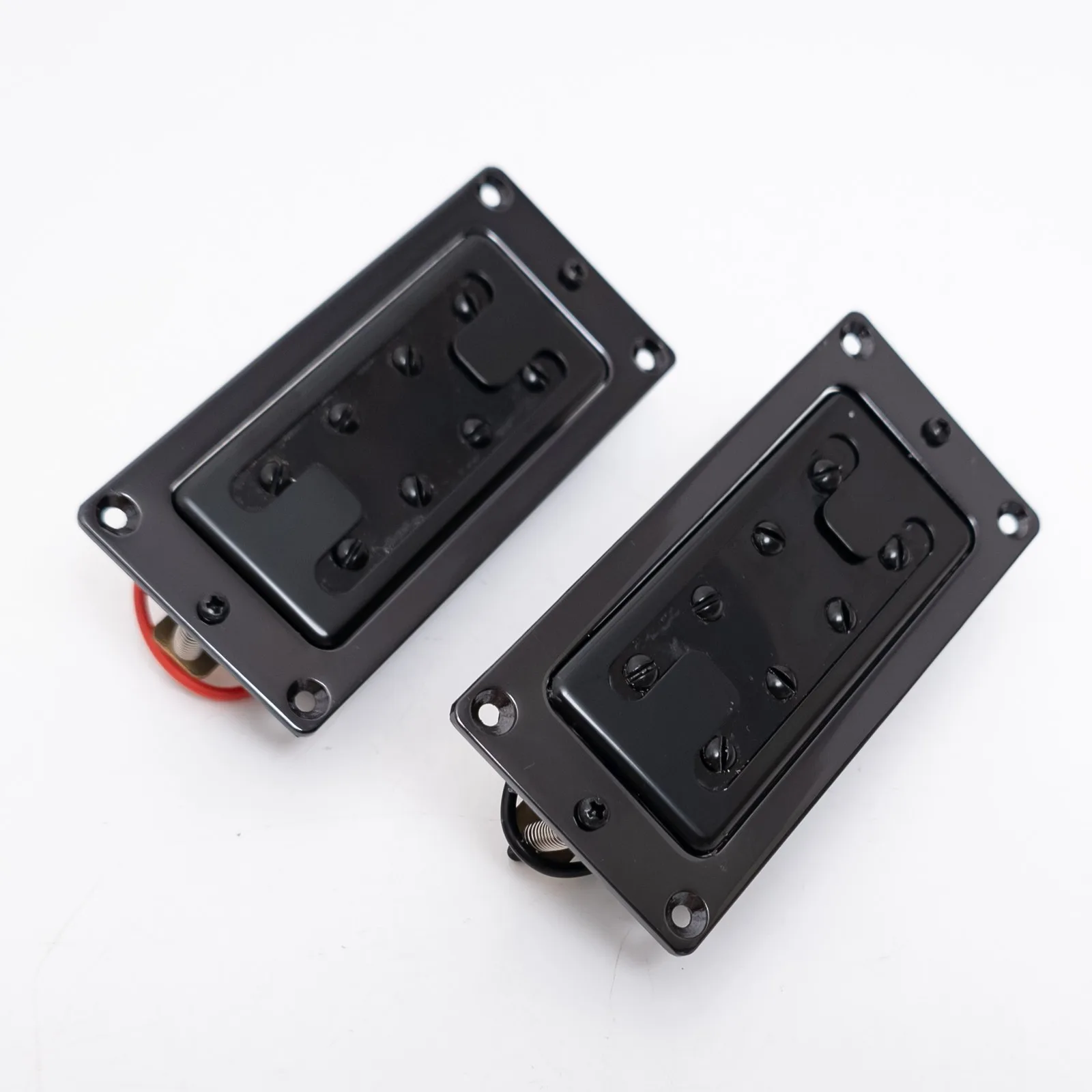 4 String Bass Humbucker Pickup Mini Style Double Coil 8 Hole Neck Bridge Replacement Pickup For Electric Bass Guitar Parts