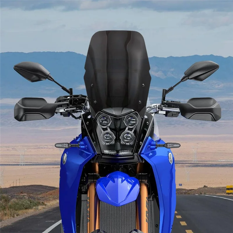 

A20K-Enhanced Airflow Motorcycle Windshield For Yamaha Tenere700 XT700Z 2019-2024, Wind Deflector Screen Accessories
