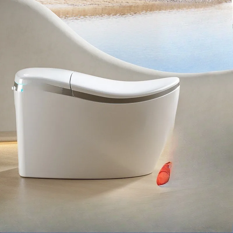 83Cm large size large apartment yacht smart toilet fully automatic no water pressure limit foam shield aromatherapy large space