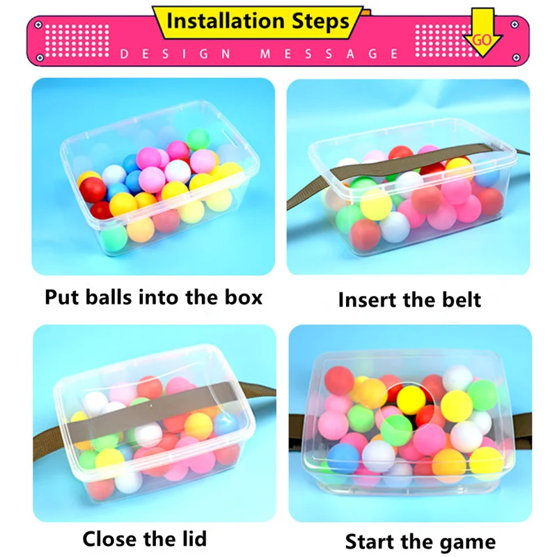 Children\'s outdoor fun crazy shaking ball game toys parent-child interaction parties body training props construction