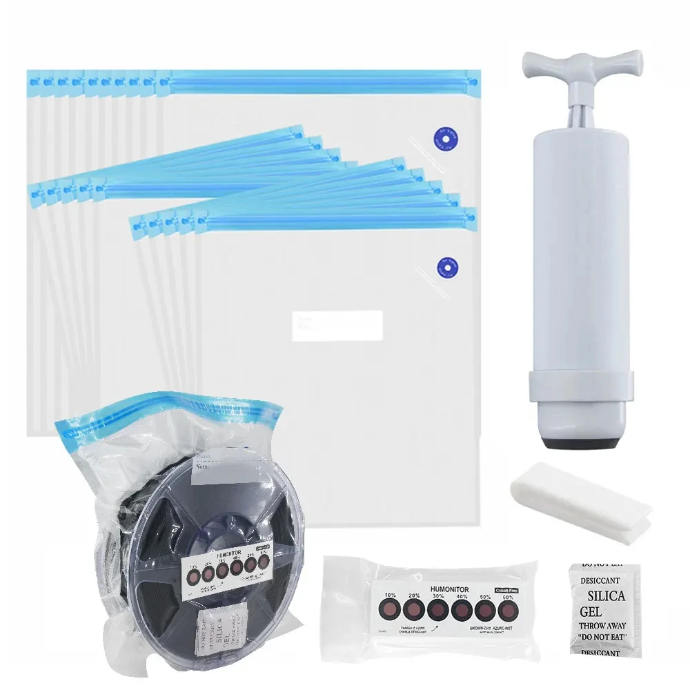 3D Printer Filament Storage Bag PLA ABS PETG Vacuum Bag Dryer Safekeep Humidity Resistant Sealing Bags Keep Filament Dry Sealed