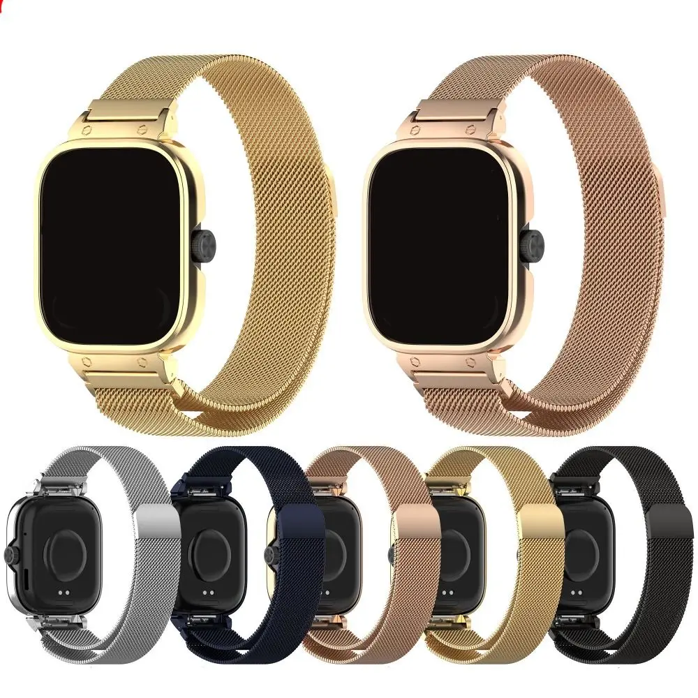 Milanese Strap para CMF Watch Pro, Smart Watch, Metal Frame, Protector Case, Pulseira, Pulseira, Acessórios