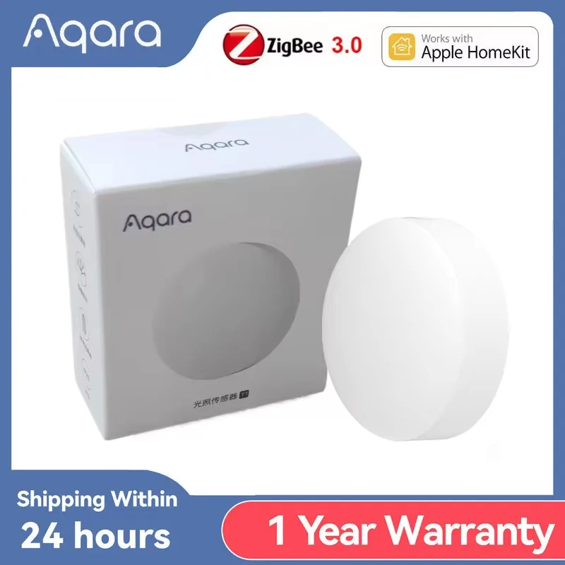 Aqara Light Sensor T1 Zigbee 3.0 Brightness Sensor Smart home Light Detector Magnetic APP Control By Aqara Home Homekit APP