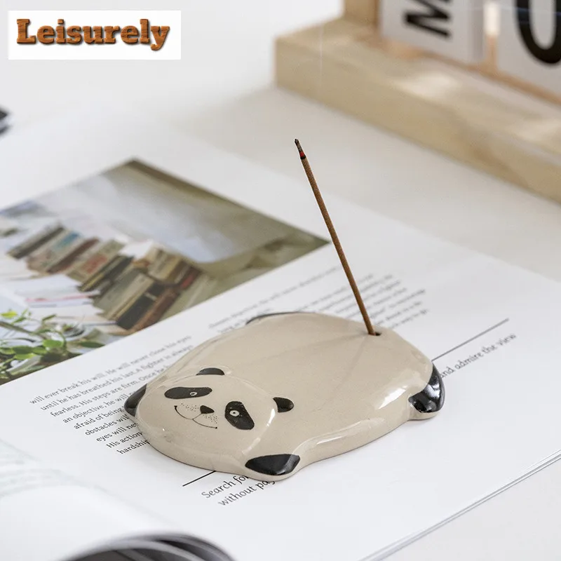 Cute Animal Incense Holder Mist Smoking Steamers Incense Burners Consecrate Smell Distributor Censer Yoga Supplies Collection