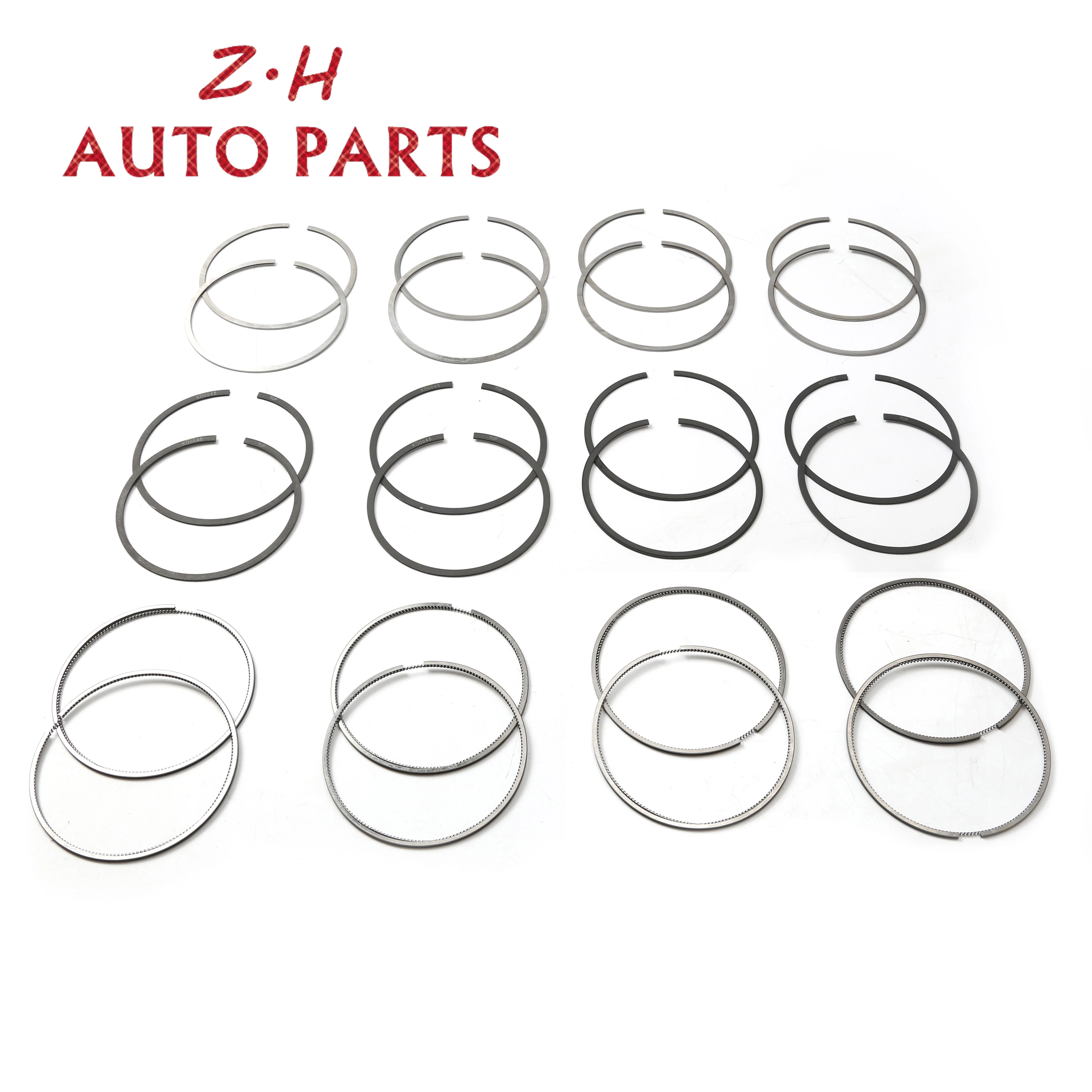 

8 x Engine Piston Rings For Lamborghini Gallardo LP 550 560 570 Audi R8 RS4 RS5 Cabriolet qu. 4.2 L V8 077198151P 077198151M