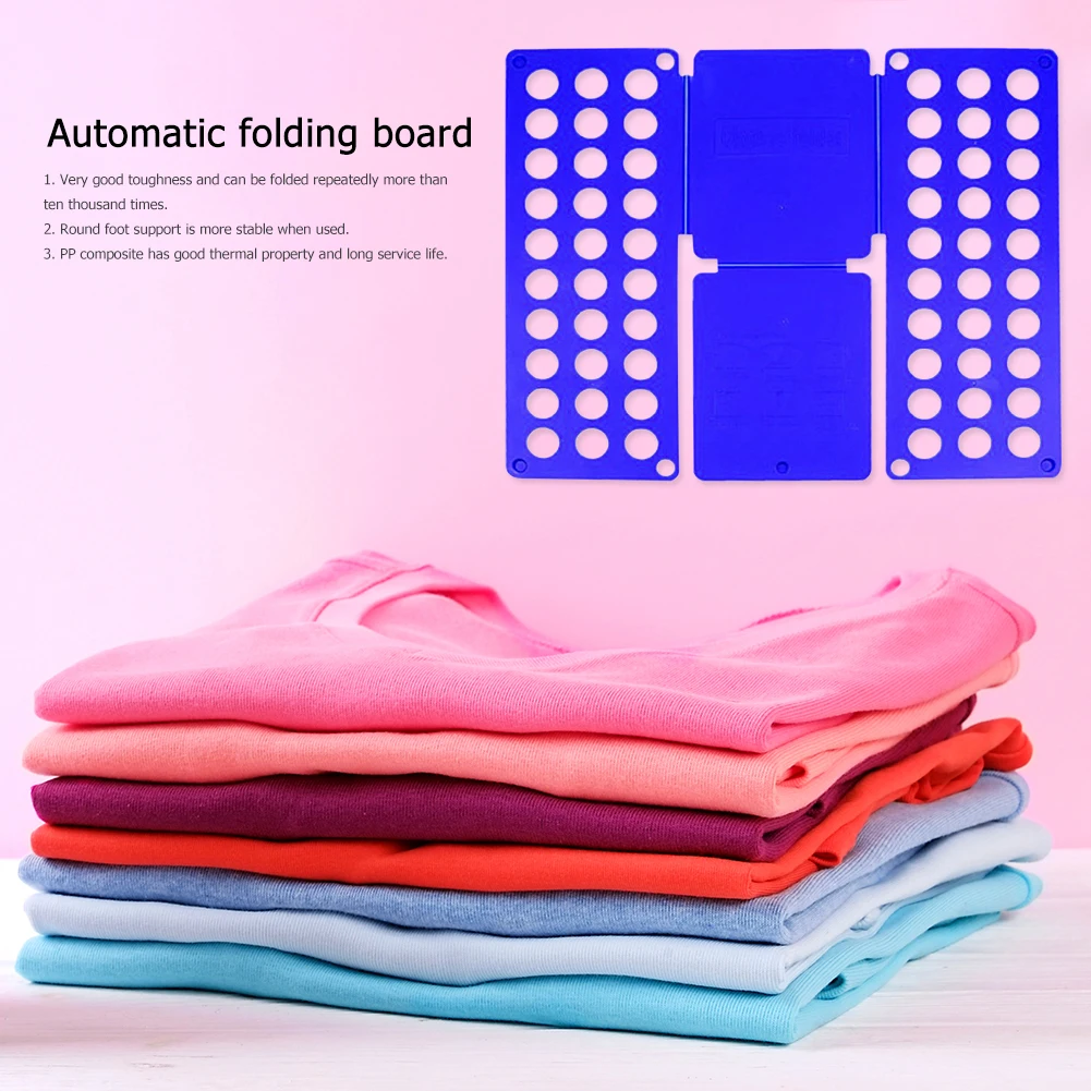 Adults Clothes Folding Board Child Clothing Folder Bender Plastic Practical Detacha All Size Quick Fold the Clothes T Shirts