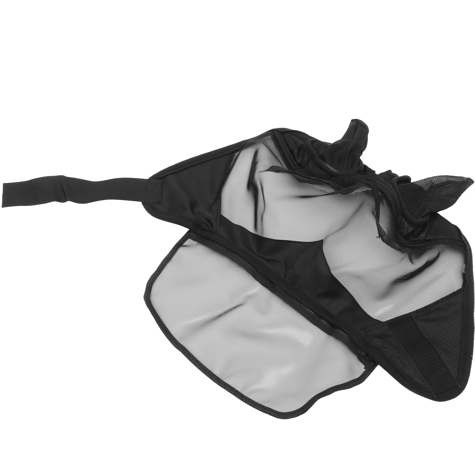 Mosquito Mask High-grade Horse Comfortable Headgear Strap with Ears Face Safety Net Washable