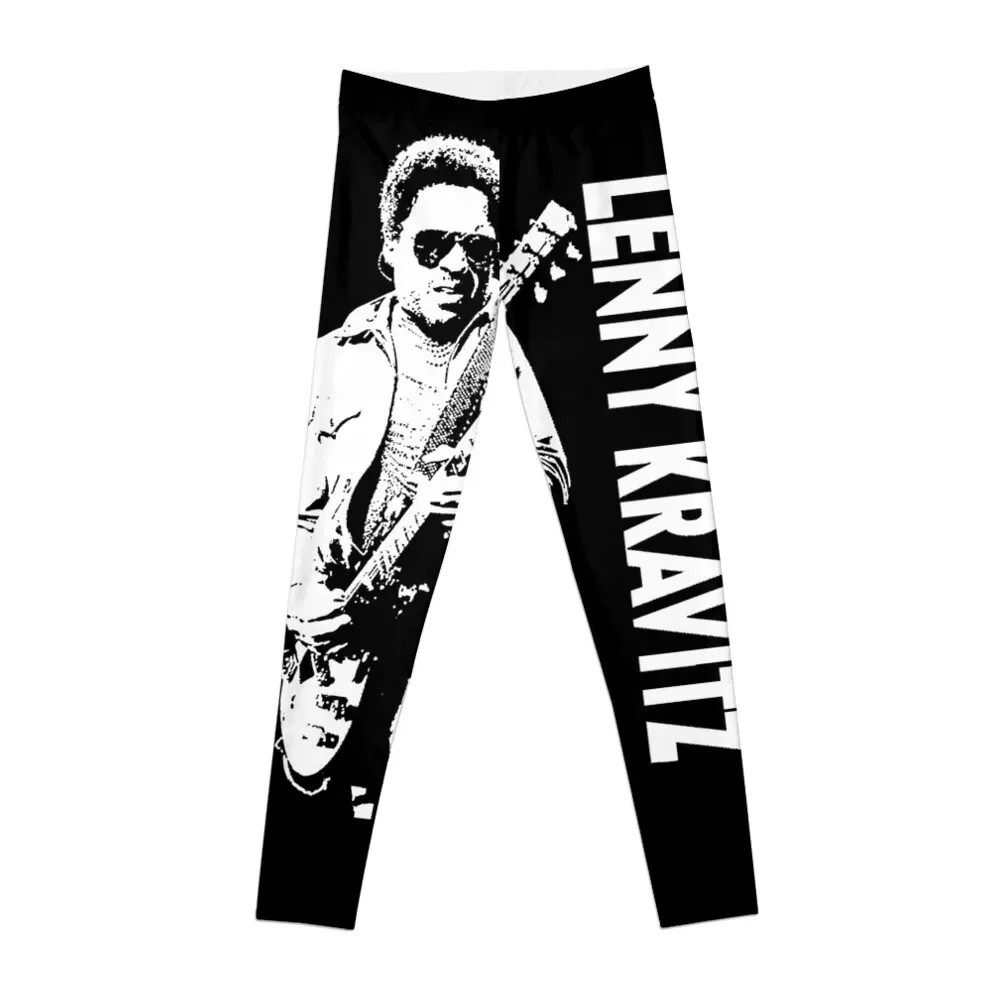 Lenny Kravitz Guitar Music Legend Essential Leggings active wear gym clothing legging pants raises butt Womens Leggings