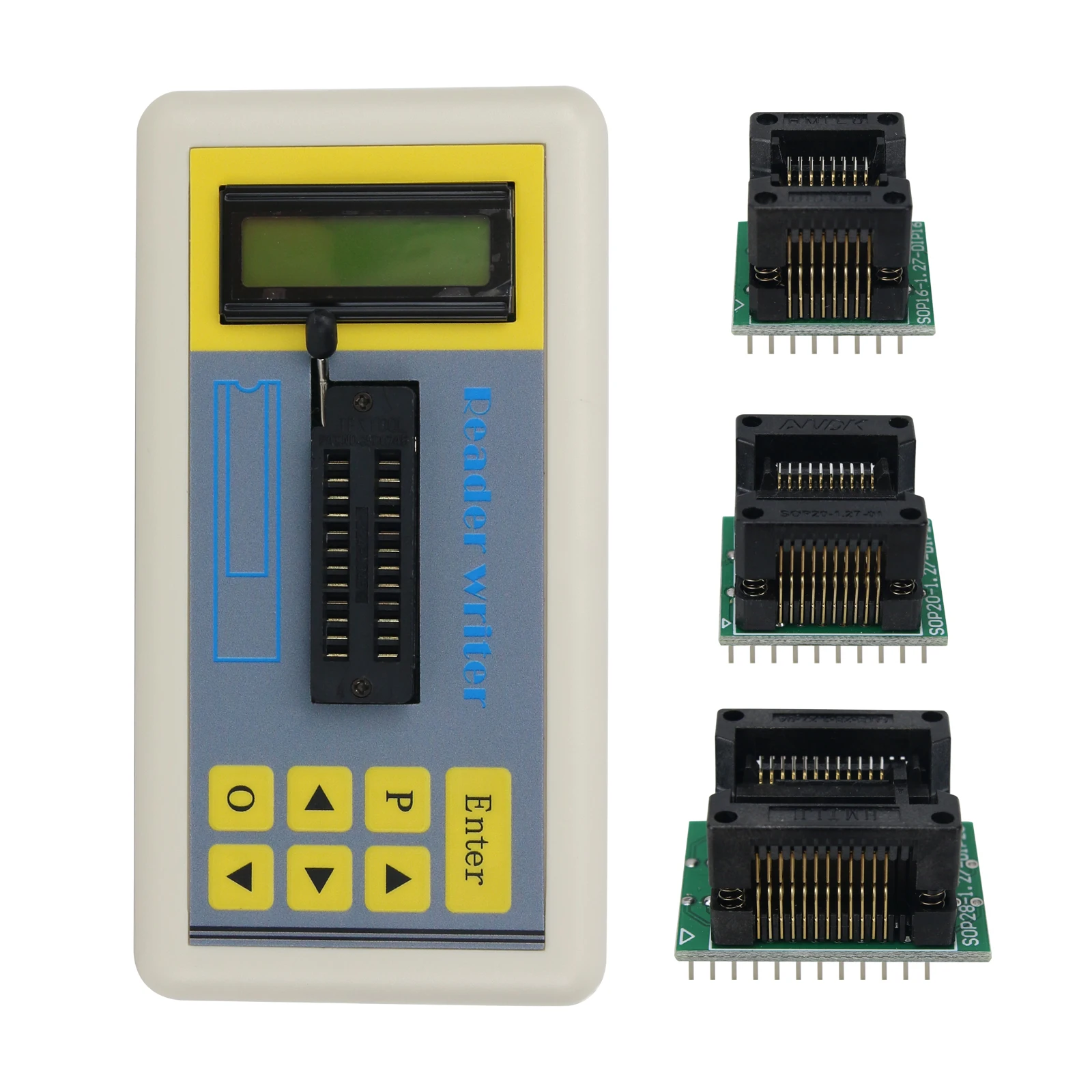 Integrated Circuit Tester with LCD Display Screen IC Transistor Tester for Online Maintenance Electronic Measuring Instrument