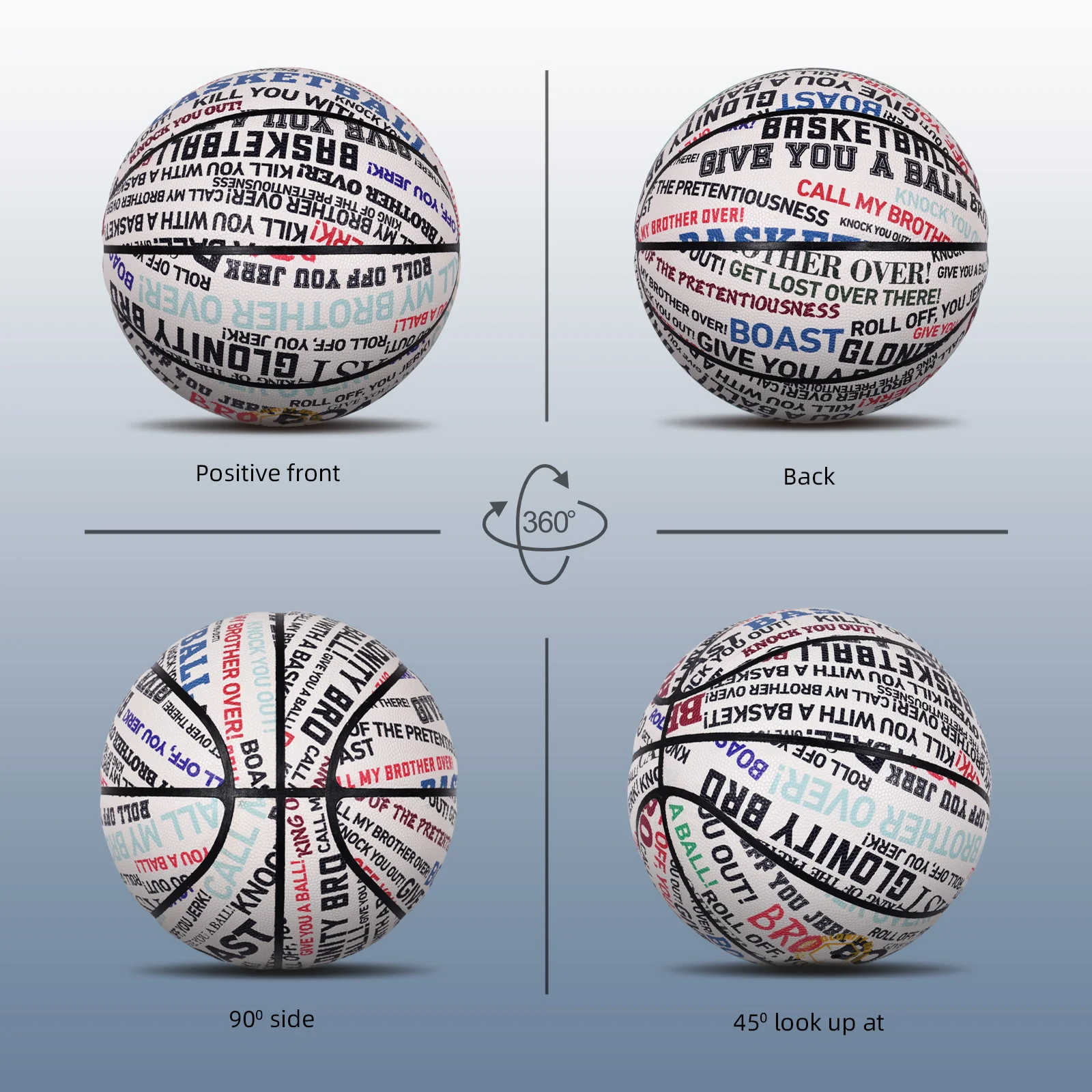 Basket-Ball à couleur changeante, taille officielle 6/7, cuir Composite, basket-Ball de rue Durable de haute qualité pour garçon et fille, ballon de jeu cadeau
