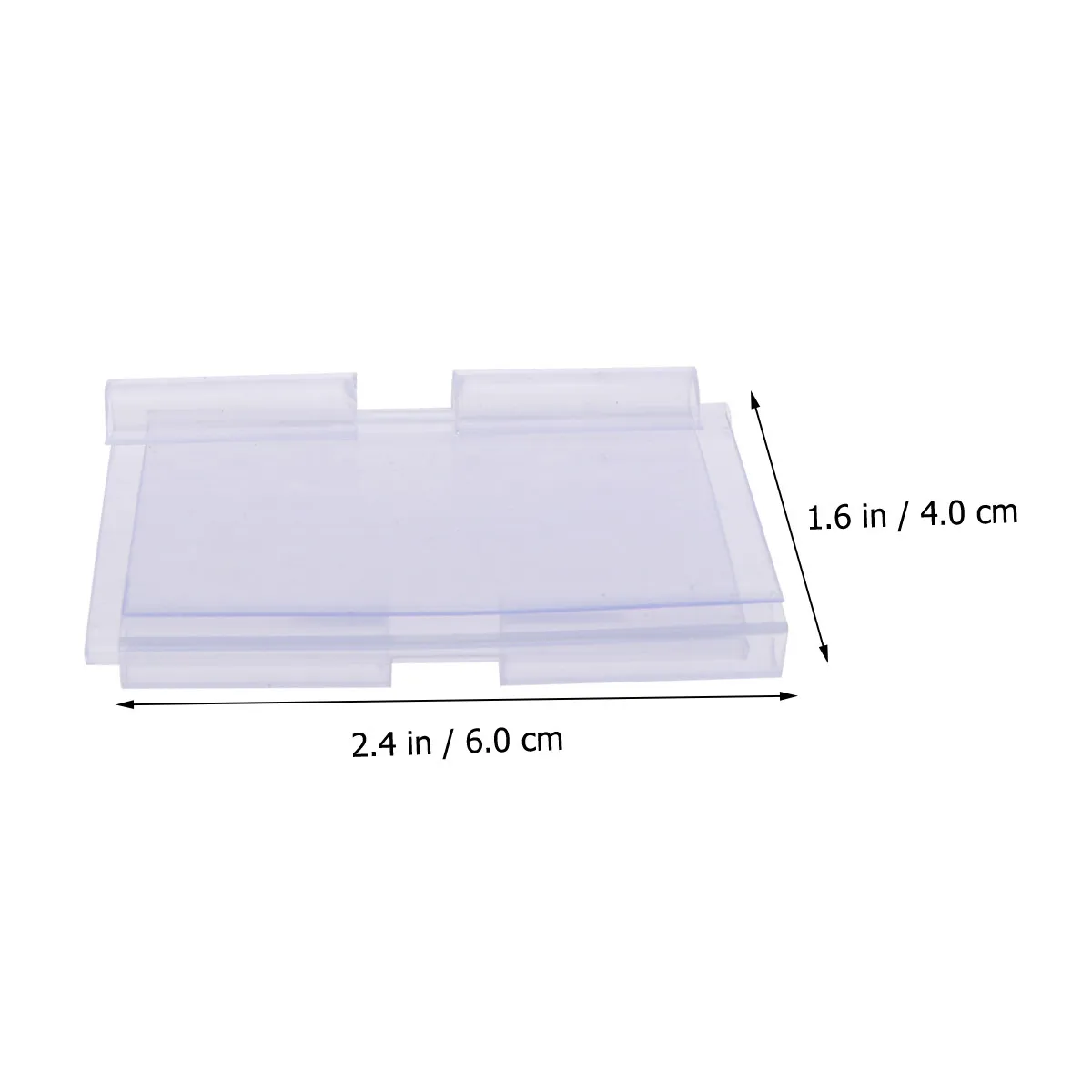 50Pcs Price Tags Premium Transparent PVC Plastic Price Tag Ideal for Supermarket Mall Shop Retail Store Labels