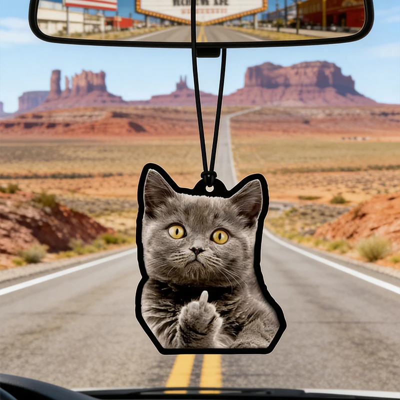 Funny Funny Cat Five-Star Neutral Car Perfume and Non-Toxic Air Freshener |   Natural Essential Oils and Aromatherapy Scent Tablets (Noroili/Grapefruit/Cedar) |   Hanging Type and Dual-Purpose with Vent Clip |   Long-Lasting Fragrance for 60-90 Days |   Deodorize and Purify the Air |   Suitable for Use in Cars, Homes, Wardrobes, and Bathrooms. |   Same Fragrance as the One Sold in the Store - Aliexpress Deal