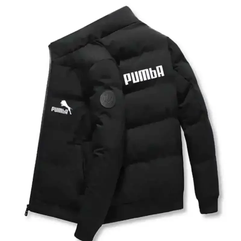 2024 nuova giacca da uomo in cotone stampato, giacca moda autunno e inverno slim warm sports alpinismo wear cappotto corto da uomo