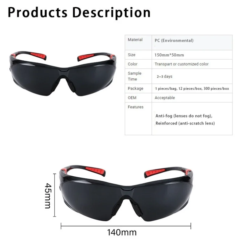 Sports Goggles Anti-foam Windproof Sandproof Dustproof Transparent Protective Glasses Men and Women Labor Protection Eye Masks