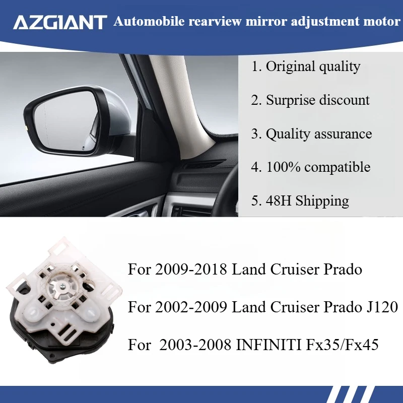 

For 2009-2018 Land Cruiser Prado/Cruiser Prado J120 2002-2009 Car rearview mirror lens glass adjustment motor module original