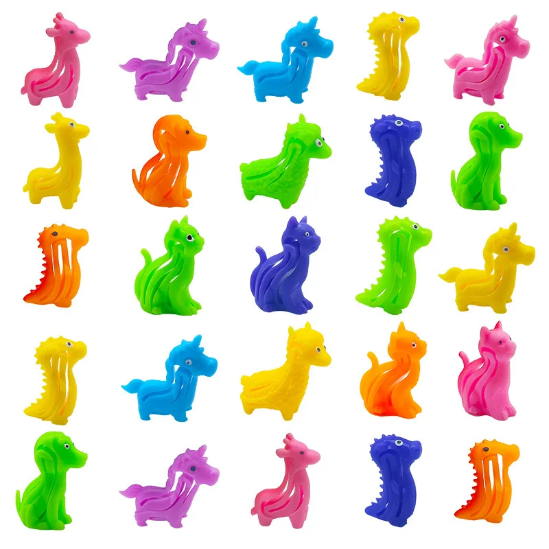 6/10 Pcs Fun Cartoon Animal Bracelet Children's Birthday Party Baby Shower Wedding Guest Gift Pinata Stuff Carnival Gift Reward