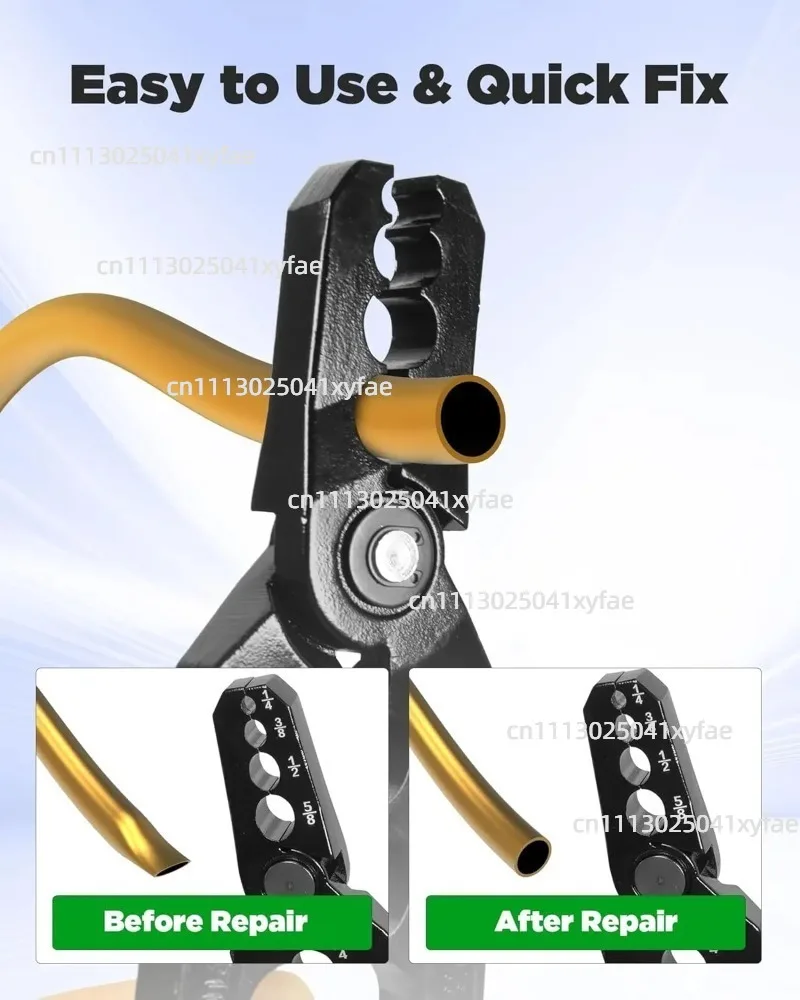 6 Sizes Copper Pipe Maintenance Hardware For Cooling Equipment Upkeep Multi-Shape Tubing Care Fitting