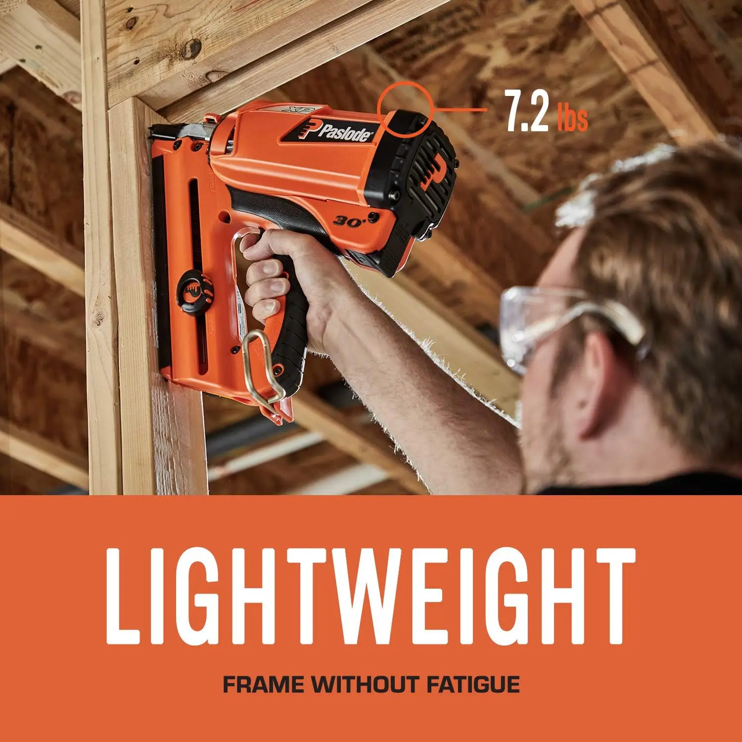 Cordless XP Framing Nailer - 906300 - Battery & Fuel Cell Powered - No Compressor Needed - Power Tools - Battery Power Nail Gun