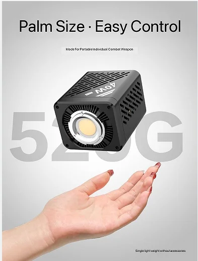 40W Bi-color СВЕТОДИОДНЫЙ Video светильник 2500K-6500K фотография светильник Studio Fill светильник COB для видео прямой трансляции прожектора