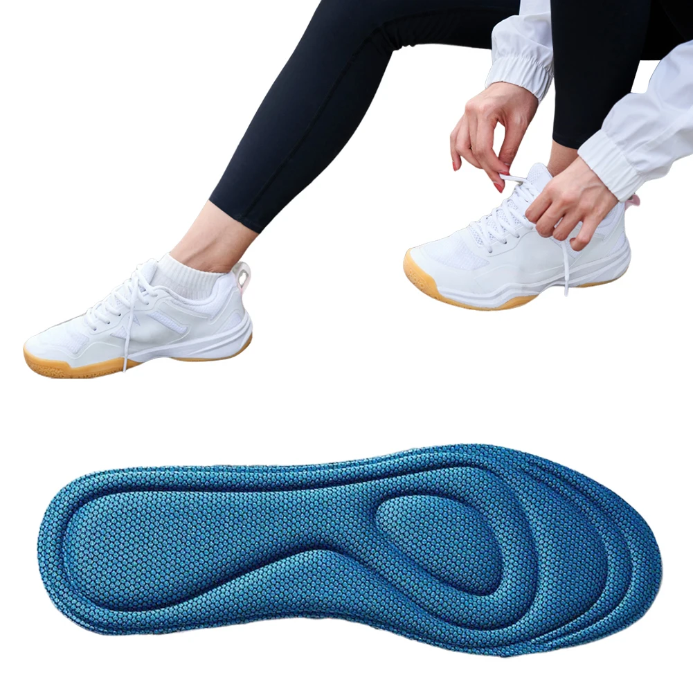 Shoe Insoles Breathable Arch Support Insoles Sweat Absorption Deodorant Insoles Massage Soft Insoles for Working Walking